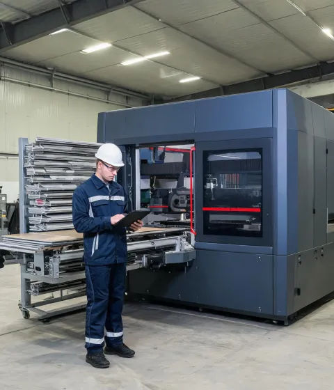 Automation engineer at laser material handling cell