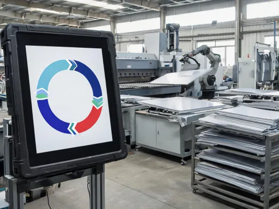 Laser cell cycle log on industrial tablet